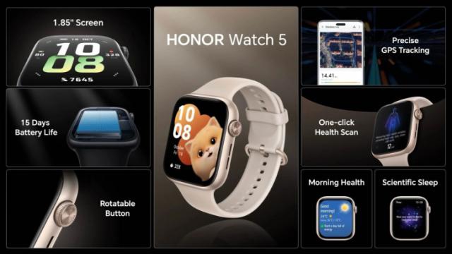 Анонс Honor Watch 5 — часы с инновационной батареей на IFA 2024