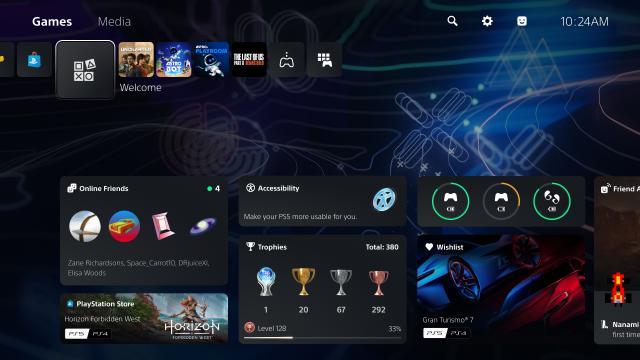 Sony наконец-то разрешила менять темы оформления на PlayStation 5