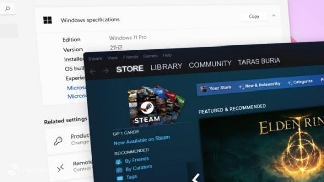 Windows 11 стала самой популярной ОС в Steam — на это у неё ушло почти три года