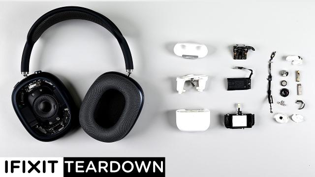 Эксперты iFixit разобрали AirPods 4 и новые AirPods Max, и пожалели об этом