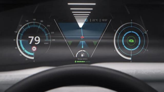 Hyundai превратила лобовое стекло авто в огромный экран