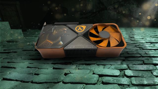 Мечта олдскульного геймера: NVIDIA GeForce RTX 4080 SUPER в честь юбилея Half-Life 2
