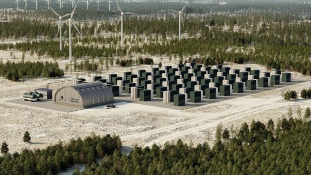 Новая ветровая установка уберет углерод из атмосферы