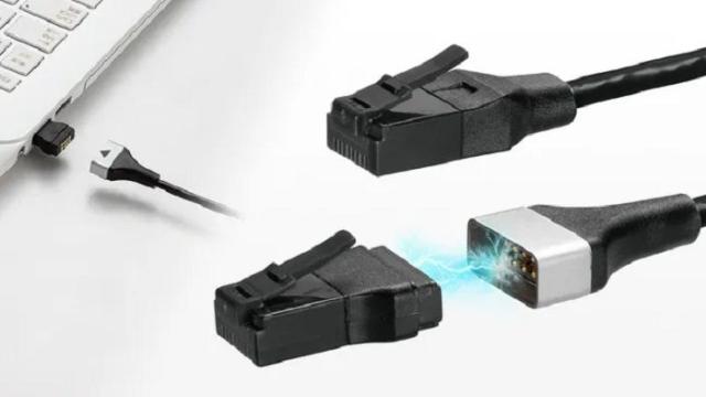 Японская Sanwa выпустила Ethernet-кабели с магнитным разъёмом как у MagSafe