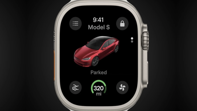 Для Apple Watch вышло фирменное приложение Tesla