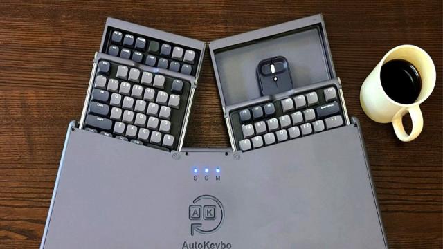 На CES 2025 показали выдвижную клавиатуу Autokeybo с ИИ и сенсорной панелью
