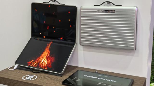 Что показала Samsung Display на MWC 2025: гибкие приставки, экраны-чемоданы и раскладушки-гибриды