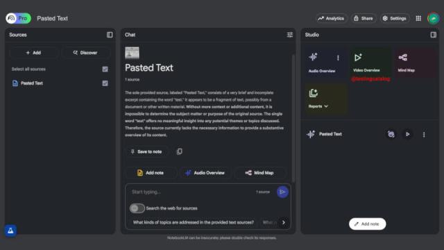 ИИ-блокнот Google NotebookLM научится делать видеоподкасты по материалам пользователя