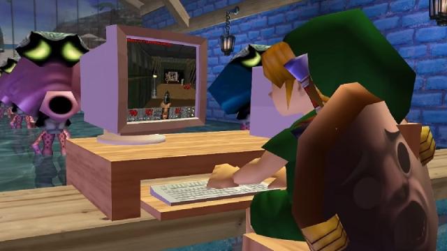 Моддеры запустили классическую Doom внутри Zelda 64: Recompiled — неофициального порта The Legend of Zelda: Majora’s Mask на ПК