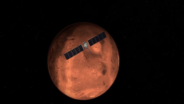На пути к Юпитеру зонд NASA сделал тепловой снимок Марса