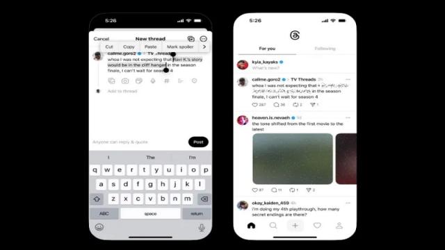 В Threads появились спойлеры, но доступны они пока что не всем