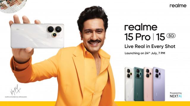 Дизайн и дата выхода Realme 15 и 15 Pro раскрыты официально