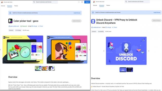 Магазин Chrome заполонили опасные расширения для браузера — их скачали уже 1,7 млн раз