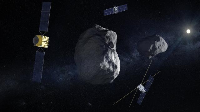 Астероидная миссия ESA сделала первые снимки