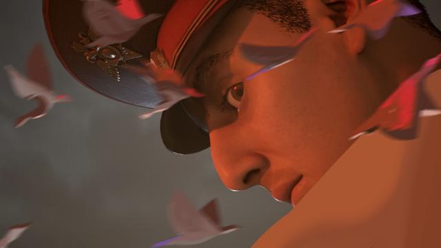 В Steam стартовало открытое тестирование Militsioner — сюрреалистической игры о побеге от милиционера-великана