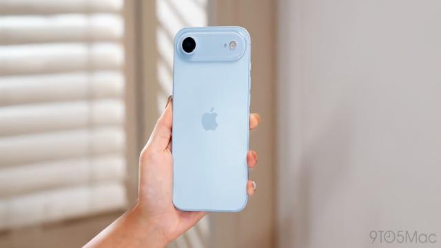 Посмотрите, какой классный! iPhone 17 Air в небесно-голубом цвете показали на видео