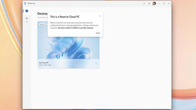 Microsoft начала тестировать облачные ПК для аварийной замены обычных через Windows 365