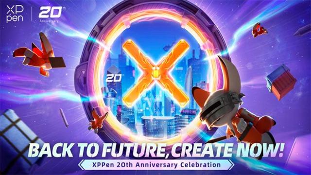 XPPen отмечает 20-й день рождения акцией «Назад в будущее, твори сейчас»