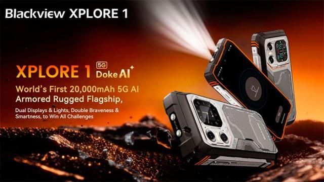 Blackview анонсировала защищённый смартфон XPLORE 1 с двумя экранами, 5G и ИИ