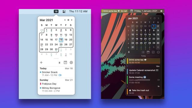 Как добавить календарь в строку меню macOS. Очень удобно!