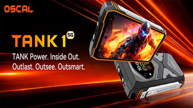 OSCAL начинает продажи первого защищённого флагманского смартфона TANK 1 с двумя экранами