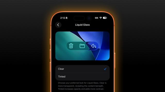 Apple сдалась: в iOS 26.1 можно настраивать прозрачность «Жидкого стекла»