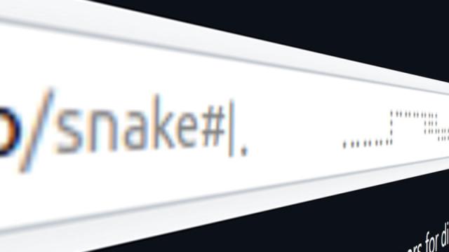 Классическую «Змейку» встроили в адресную строку браузера — хватило JavaScript и шрифта Брайля