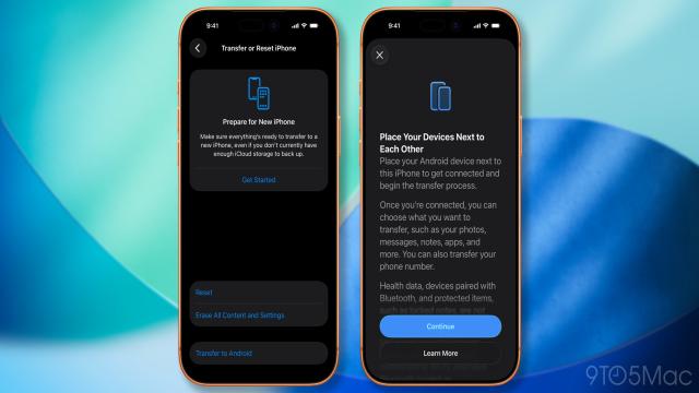 iPhone смогут переносить данные приложений с Android-смартфонов и обратно