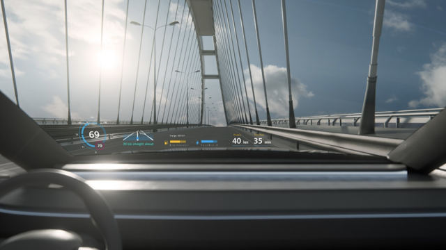 LG и Zeiss создали голографическую пленку для лобовых стекол авто