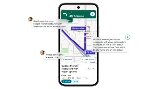 Google начала внедрять Gemini в «Google Карты» для всех режимов навигации