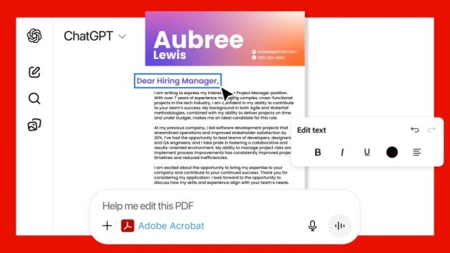 ChatGPT научился бесплатно редактировать фото в Photoshop и файлы PDF в Acrobat