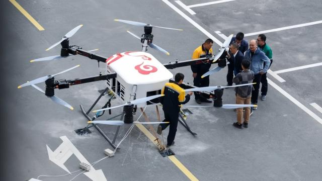 Китайцы испытали 800-килограммовый гексакоптер