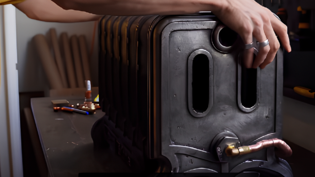 Энтузиаст собрал ПК внутри старинной батареи