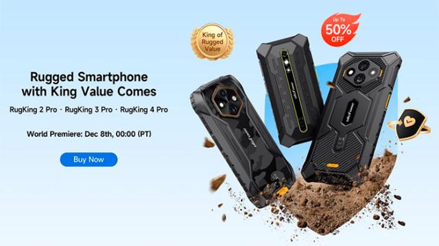 Ulefone начала продажи смартфонов RugKing 2, 3 и 4 Pro с защитой военного уровня