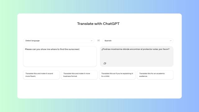 Время мериться ИИ. Создатели ChatGPT выпустили свой Google Переводчик