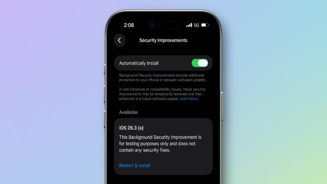 Вышло обновление безопасности для iOS 26.3 и macOS Tahoe 26.3