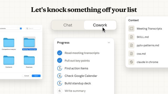 Этот ИИ будет работать за вас на компьютере. Представлен Claude Cowork