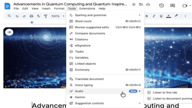 «Google Документы» научились кратко пересказывать текстовые файлы