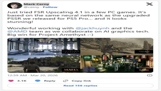 AMD выпустила FSR 4.1 с улучшенной детализацией и плавностью изображения — но только для Radeon RX 9000