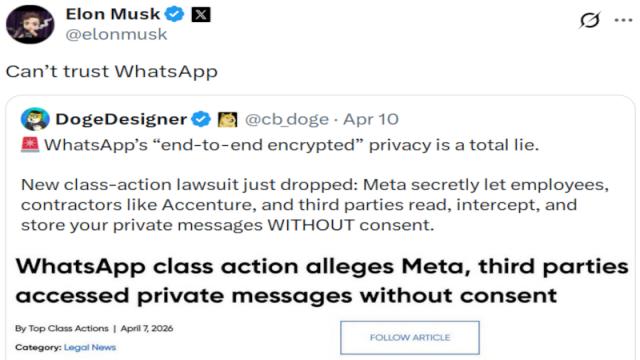 Соцсеть X запустит приложение XChat для iPhone и iPad с шифрованием, звонками и передачей документов 17 апреля