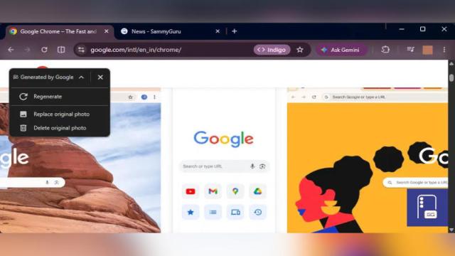 Google Chrome начнёт показывать созданные ИИ картинки на разных сайтах, но непонятно зачем