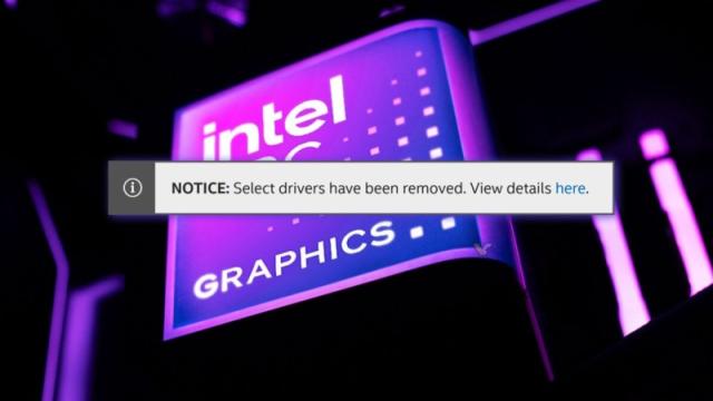 Intel зачистила официальный сайт от старых драйверов для встроенной графики процессоров Core 7–10 поколений