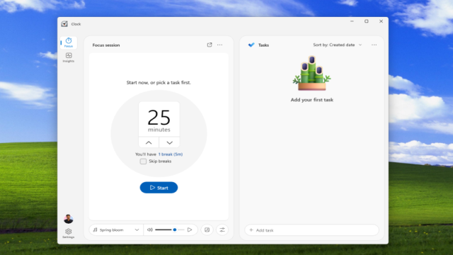 Microsoft встроит ИИ в «Часы» в Windows 11 — и превратит их в приложение для повышения концентрации