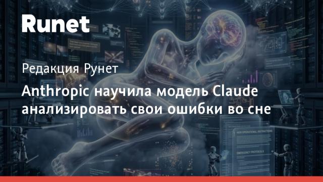 Anthropic научила модель Claude анализировать свои ошибки во сне