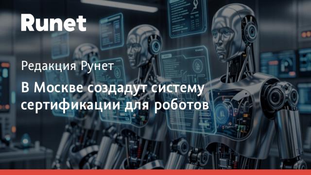В Москве создадут систему сертификации для роботов