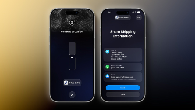 В iOS 27 появится функция Tap to Share для быстрого обмена данными при покупках