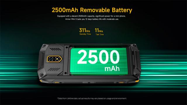 Компания Ulefone анонсировала защищённый кнопочный Android-смартфон Armor Mini 5
