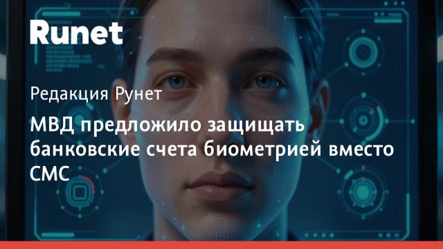 МВД предложило защищать банковские счета биометрией вместо СМС