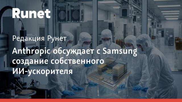 Anthropic обсуждает с Samsung создание собственного ИИ-ускорителя