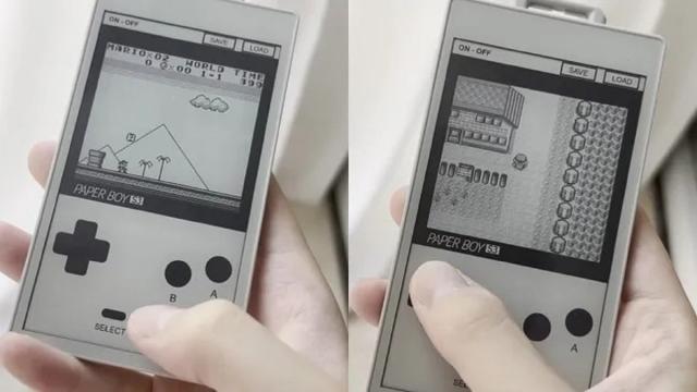 Дизайнер превратил плату для разработки E-Ink в портативный Game Boy